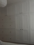 Fitted wardrobe made to customer requirements